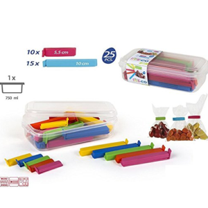 Pinzas para cerrar bolsas de congelado